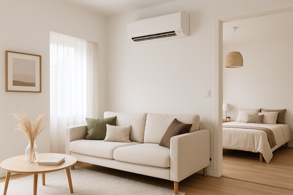 fancoil y cómo trabaja con aerotermia