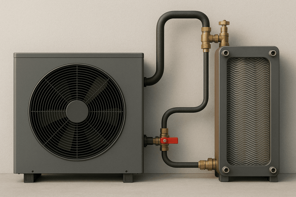 intercambiador de calor no se ve pero se nota